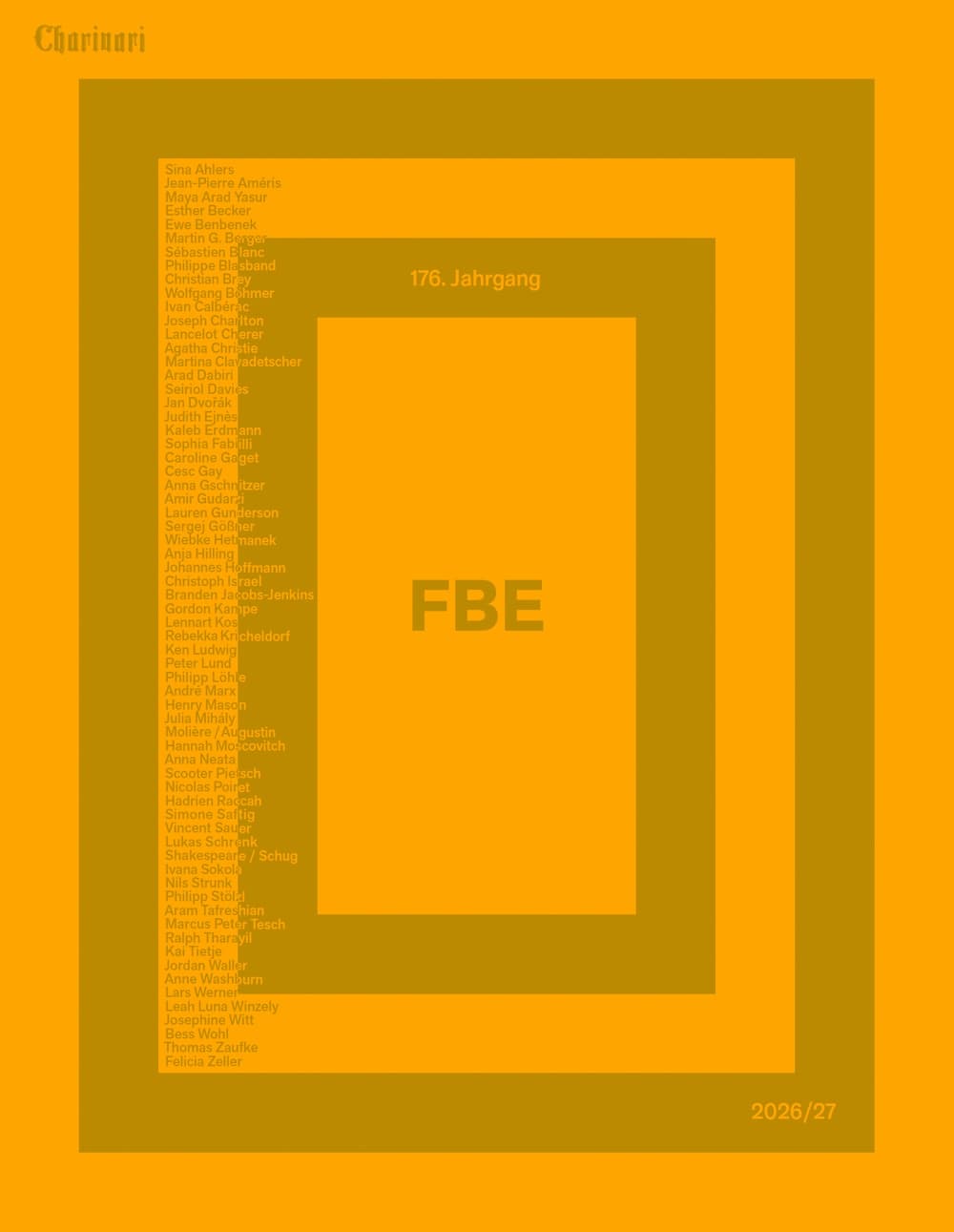 Charivari 2025/26 Cover