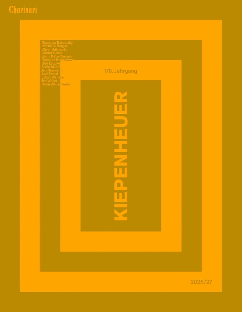 Kiepenheuer Charivari 2025/26 Cover